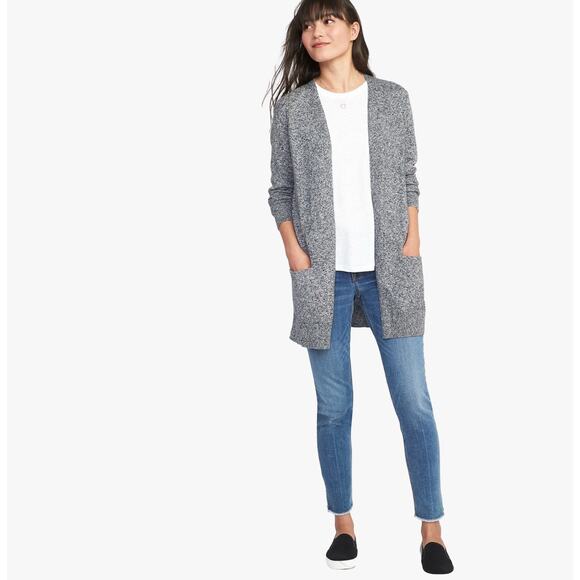 Old Navy Long-Line Open-Front Sweater - Picture 2 of 9